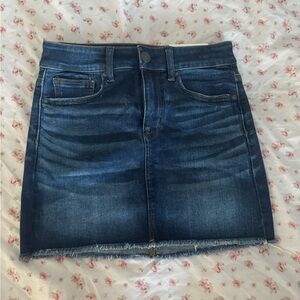 High Waist Denim Skirt
